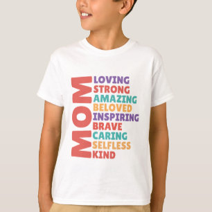 私は母を愛している Tシャツ