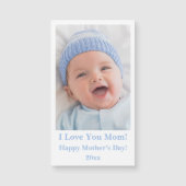 私は母を愛するタイポグラフィ日付写真母の日 (正面)