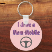 私は母を携帯電話で運転する キーホルダー (正面)