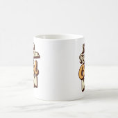 私は母クールレトロモダンのおもしろい母 コーヒーマグカップ (中央)