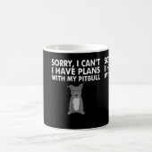 私は母タトゥーピットブル犬の恋人の女性母 コーヒーマグカップ (中央)