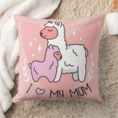 私は母ラマが大好き クッション (ブランケット)