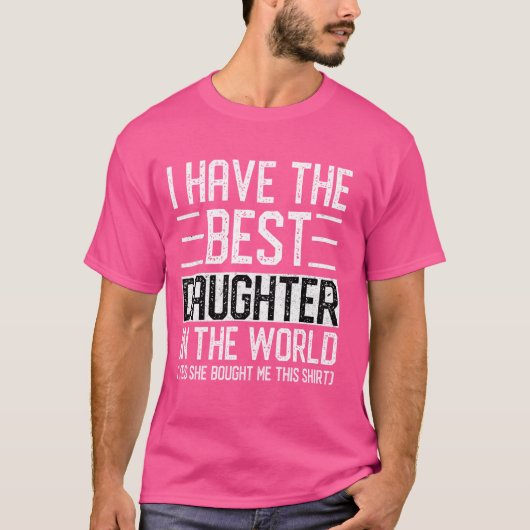 私は母最高の母に娘おもしろいがいる Tシャツ (正面)