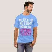 私は母親で看護学生家族だ Tシャツ (正面フル)