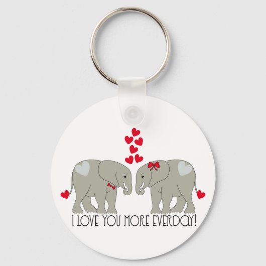 私は毎日あなたを愛している！ キーホルダー (正面)