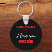 私は毎日あなたを愛している キーホルダー (正面)