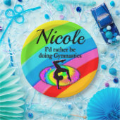 私は毎日のように体操をしたい ペーパープレート (パーティー)