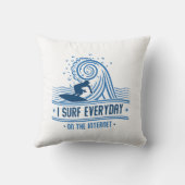 私は毎日インターネットでサーフィンをする クッション (裏面)