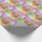 私は毎日退職した土曜日はデザインだカラフル ラッピングペーパー (角)