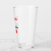 私は毎日、より黒い愛 タンブラーグラス (左)