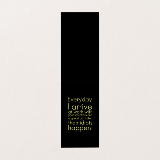 私は毎日、社員向けの仕おもしろい事の贈り物に出ます 名刺 (外部フラット)