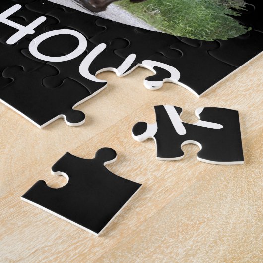 私は毎時退職した幸せな時間だ ジグソーパズル (側面)