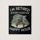 私は毎時退職した幸せな時間だ ジグソーパズル (縦)