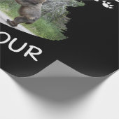 私は毎時退職した幸せな時間だ ラッピングペーパー (角)