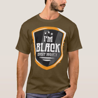 私は毎月ブラック履歴月ブラックPr Tシャツ