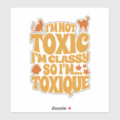 私は毒性がないから調子が悪い シール (シート)