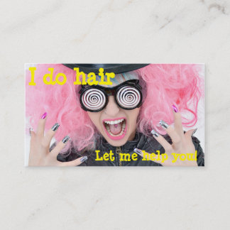 私は毛の名刺をします 名刺