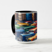 私は毛皮のコート買や宝石を持っていない。熱い棒が付いている マグカップ (正面左)