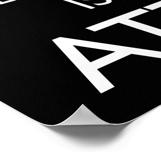 私は民主主義が保攻撃されているのを静めることはできない ポスター (角)