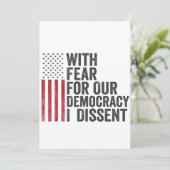 私は民主主義に対する恐怖を持ってアメリカ人に反対する シーズンカード (スタンド正面)