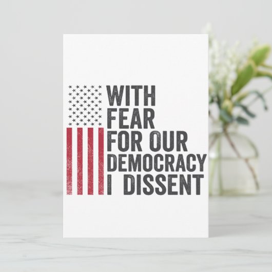私は民主主義に対する恐怖を持ってアメリカ人に反対する シーズンカード (スタンド正面)
