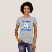 私は民主党員です - 猫も認めてます Tシャツ (正面フル)