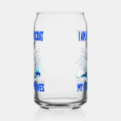 私は民主党員で、私の猫は賛成だ ガラス缶 (左)