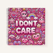 私は気にない ノートブック (正面)