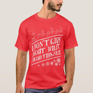 私は気に今年の黒番の仕事については関係ない Tシャツ