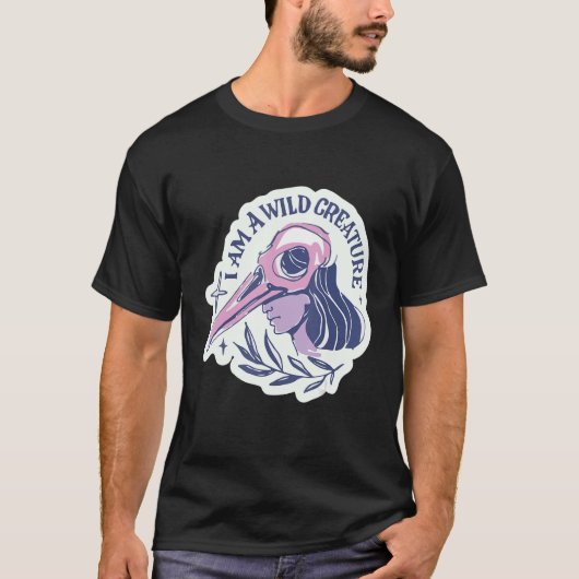 私は気の利いた生き物だ Tシャツ (正面)