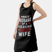 私は気の誇りを持った変わった妻の夫素晴らしだ エプロン (インサイチュ)