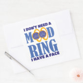 私は気分のリングや輪は必要ない顔を持つ スクエアシール (封筒)