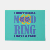 私は気分のリングや輪は必要ない顔を持つ ドアマット (正面)