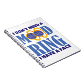 私は気分のリングや輪は必要ない顔を持つ ノートブック (右側)