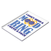 私は気分のリングや輪は必要ない顔を持つ ノートブック (左側)