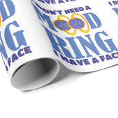 私は気分のリングや輪は必要ない顔を持つ ラッピングペーパー (ロールコーナー)