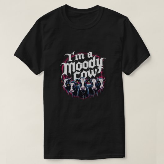 私は気分屋だ Tシャツ (デザイン正面)