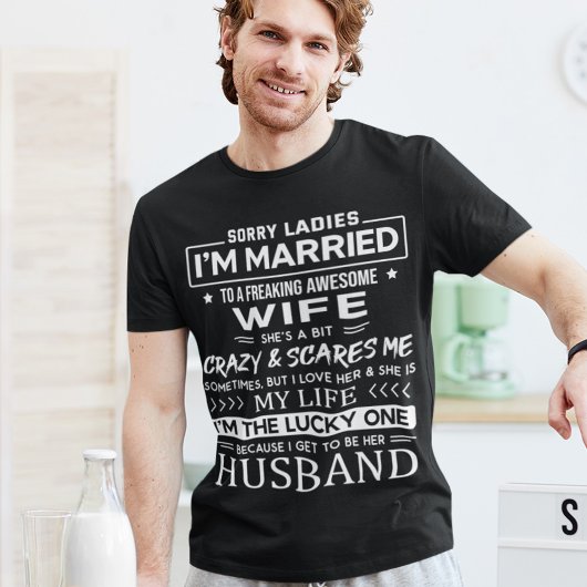 私は気結婚した変な妻に素晴らしよ Tシャツ