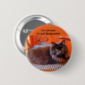 私は気違いではないです 缶バッジ (正面&裏面)