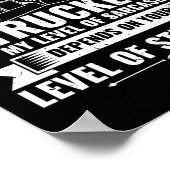 私は気難しいトラック運転手だ ポスター (角)