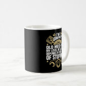 私は気難しい古い整備士、エンジン引用文、モーター、ca コーヒーマグカップ (正面右)