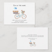 私は水の色を移動したシックなムービングハウス ノートカード (正面/裏面)