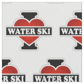 私は水スキーを愛します ファブリック (クローズアップ)