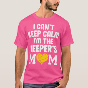 私は水ポロのキーパーの母は水ポロゴール Tシャツ