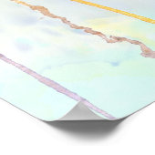 私は水彩画を愛し尊重する価値がある ポスター (角)