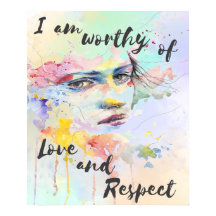 私は水彩画を愛し尊重する価値がある