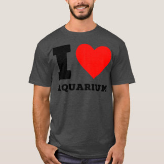 私は水族館が大好きだ Tシャツ