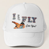 私は水泳の帽子を飛ばしてもいいです キャップ (正面)