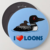 私は水潜り鳥を愛します 缶バッジ (正面&裏面)