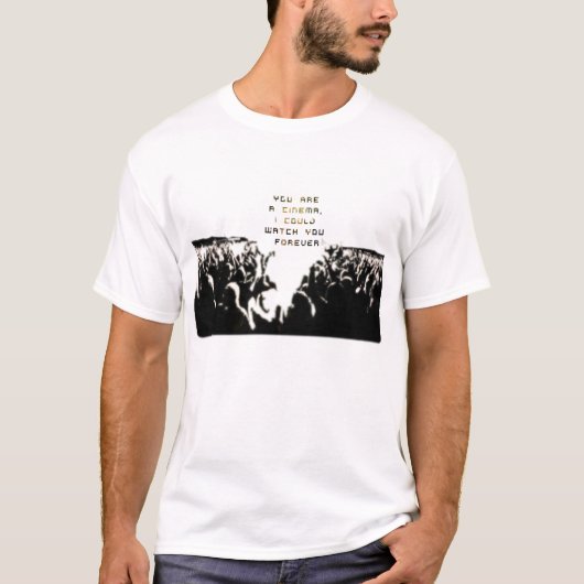 私は永久に見ることができます Tシャツ (正面)